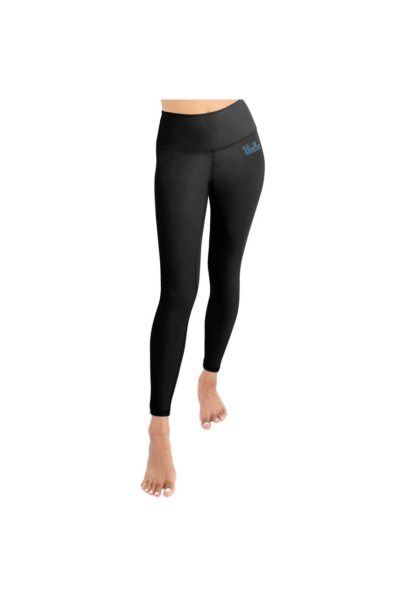 Women's Kadi Brand Black UCLA Bruins Buttery Soft Midi Bra & Leggings Set, Alternate, color, Black