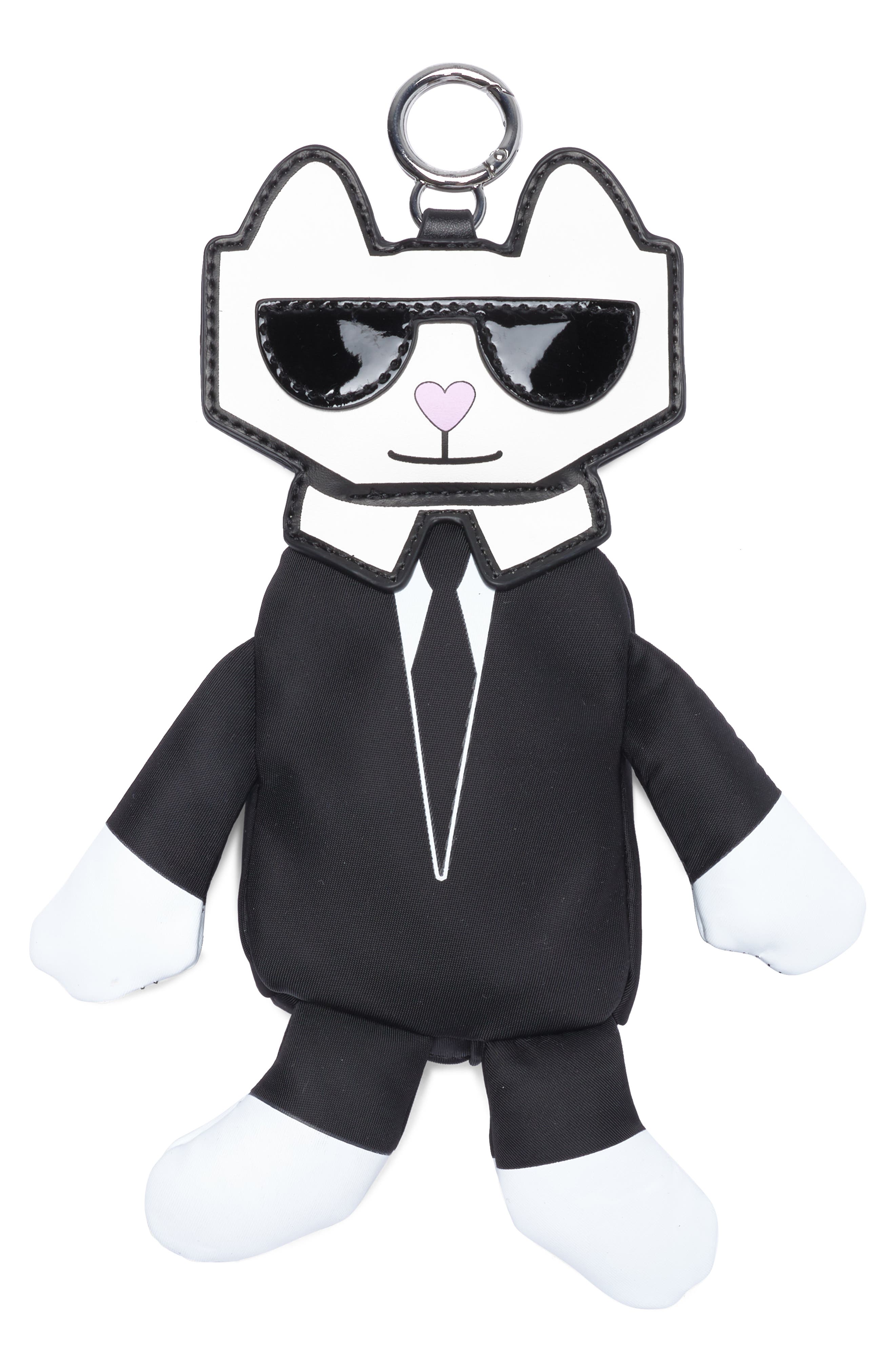 KARL LAGERFELD PARIS Amour Novelty Key Ring, Main, color, 