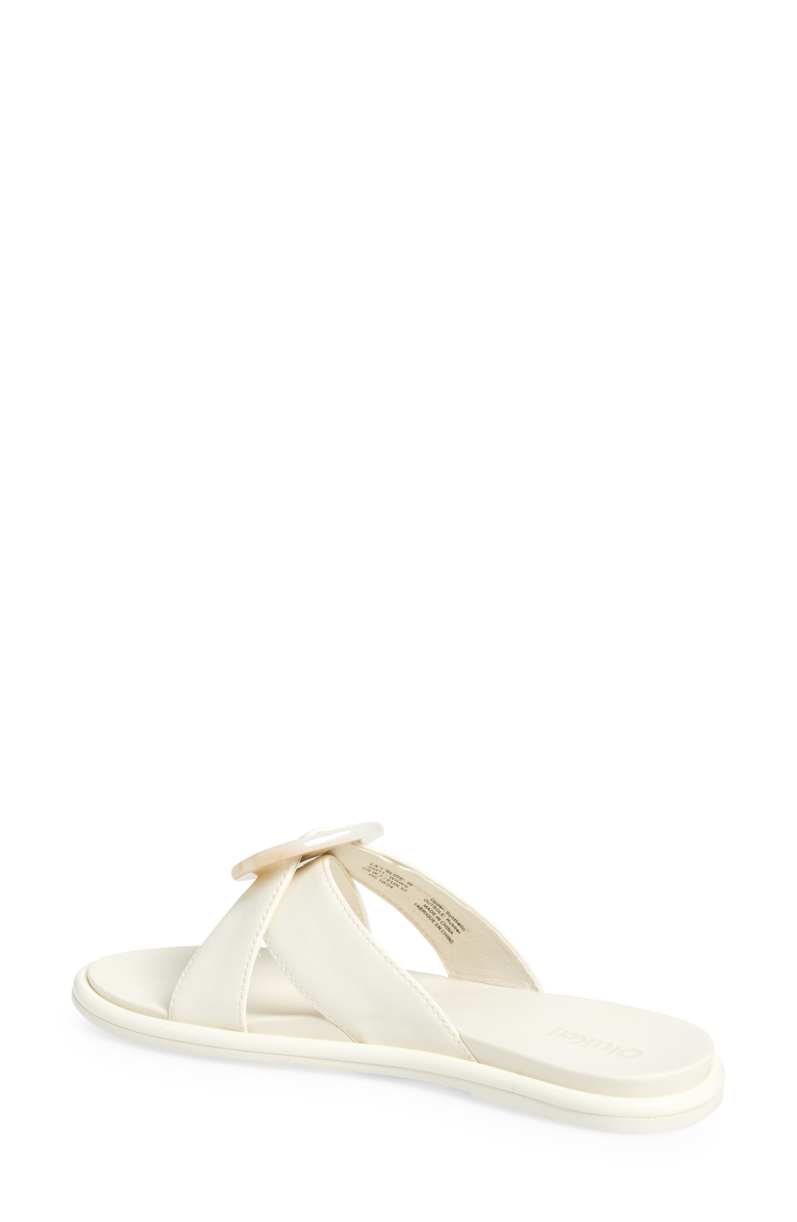 La'i Slide Sandal, Alternate, color, WHITE SAND / WHITE SAND