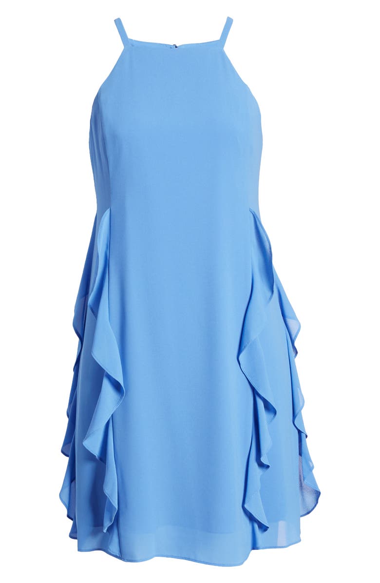 Vince Camuto Ruffle Chiffon Dress, Alternate, color,