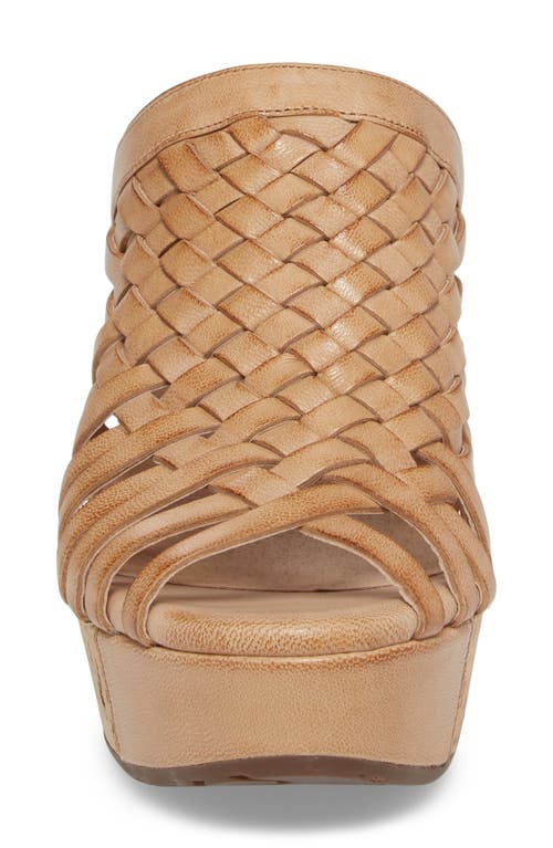 Chocolat Blu Walda Platform Wedge Sandal In Brown
