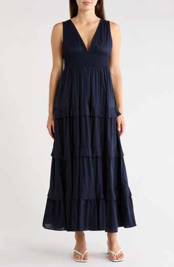 Chelsea28 Sleeveless Tiered Cotton Maxi Dress