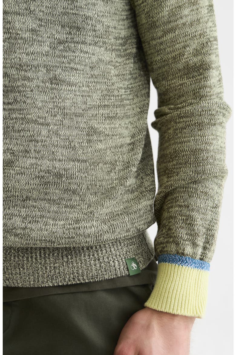 Regular Fit Melange Cotton Pullover, Alternate, color, GREY DAWN