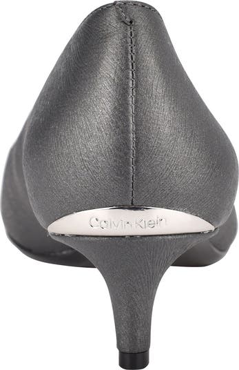 Calvin klein gabrianna pump silver discount