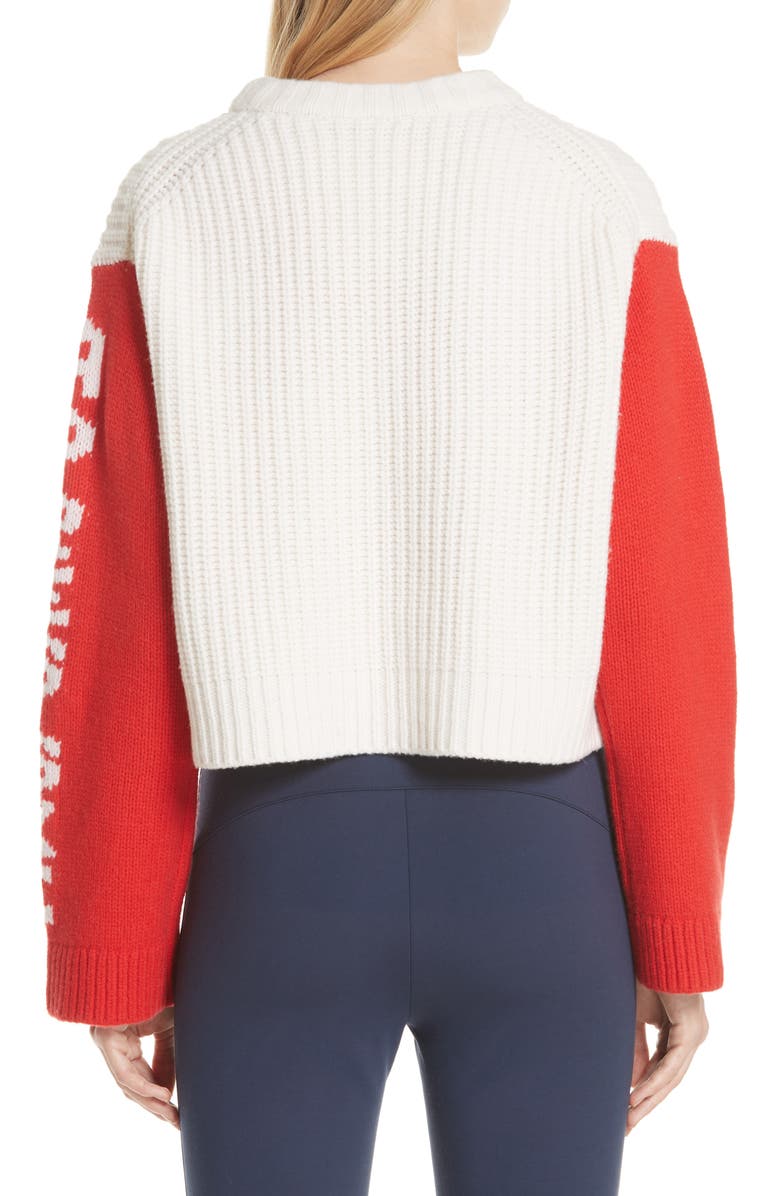Tory Sport by Tory Burch Tory Sport Crop Apres Ski Sweater, Alternate, color, 
