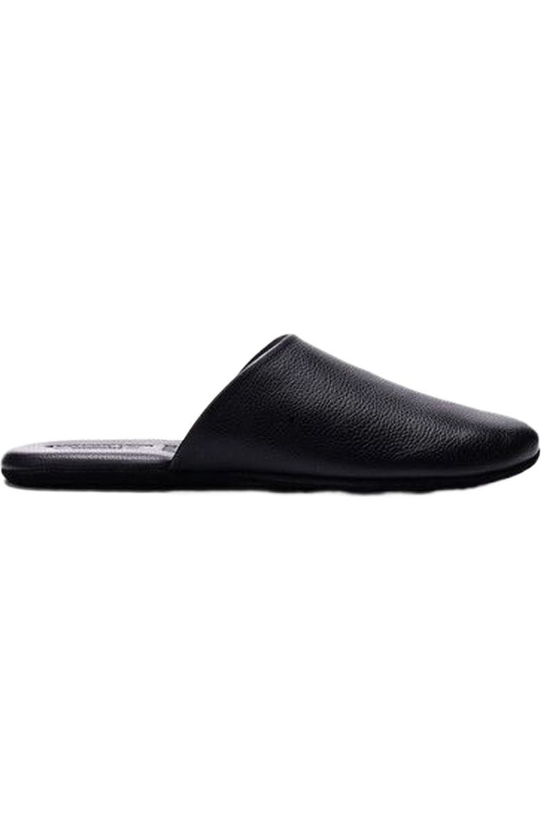 Anthony Veer Clark House Slippers, Alternate, color, Black Pebble Leather