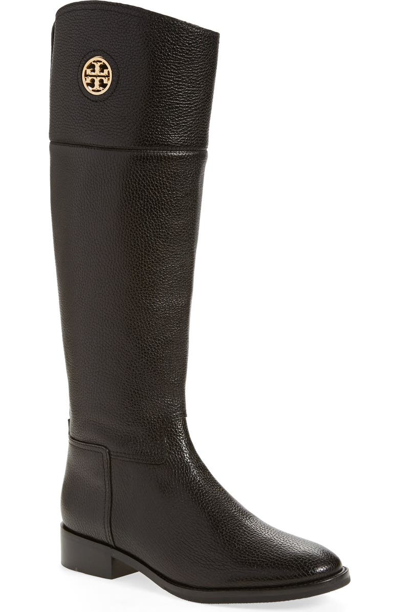 Tory Burch 'Junction' Riding Boot, Main, color,