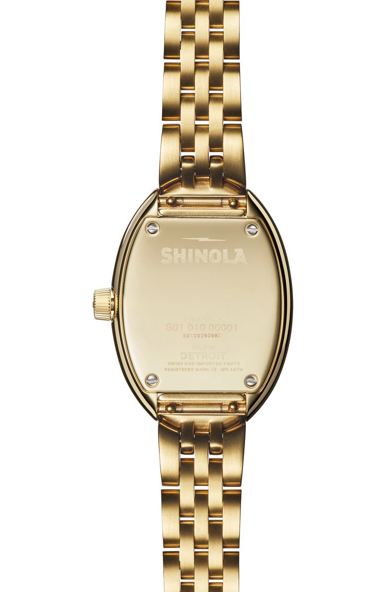 Shinola Book Bracelet Watch, 25mm, Alternate, color,