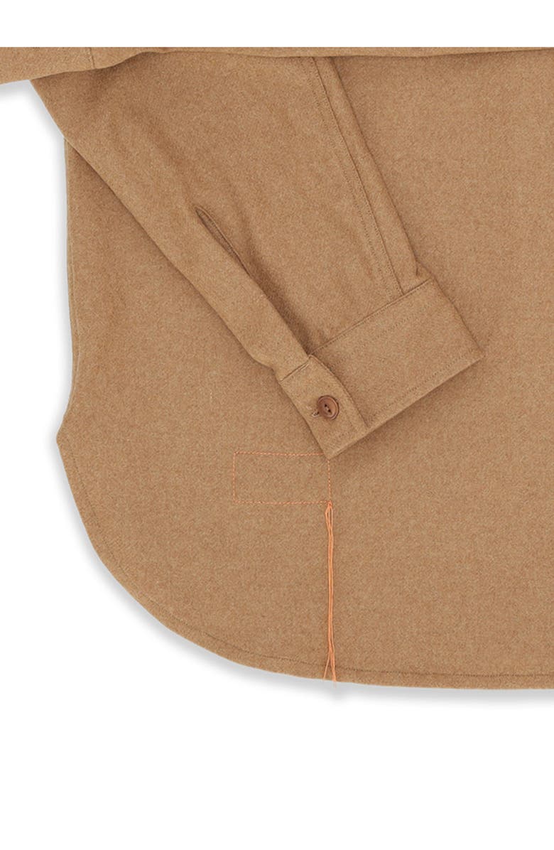 Fortela CPO Flannel Wool Overshirt, Alternate, color, 