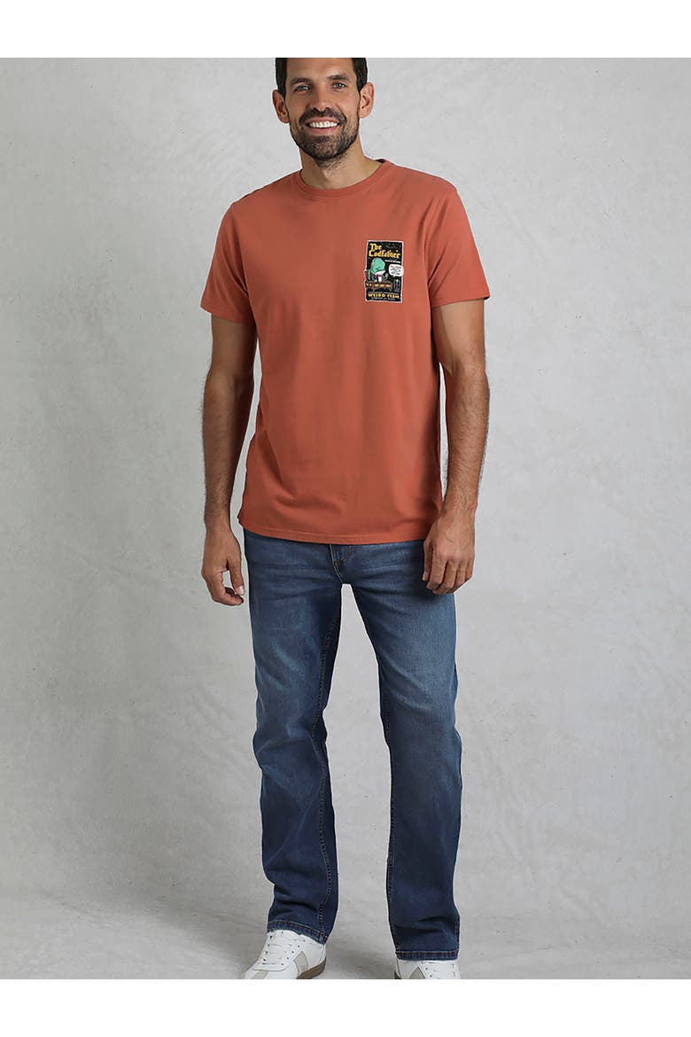 Codfather Heritage Wash Artist T-Shirt, Alternate, color, Baked Clay
