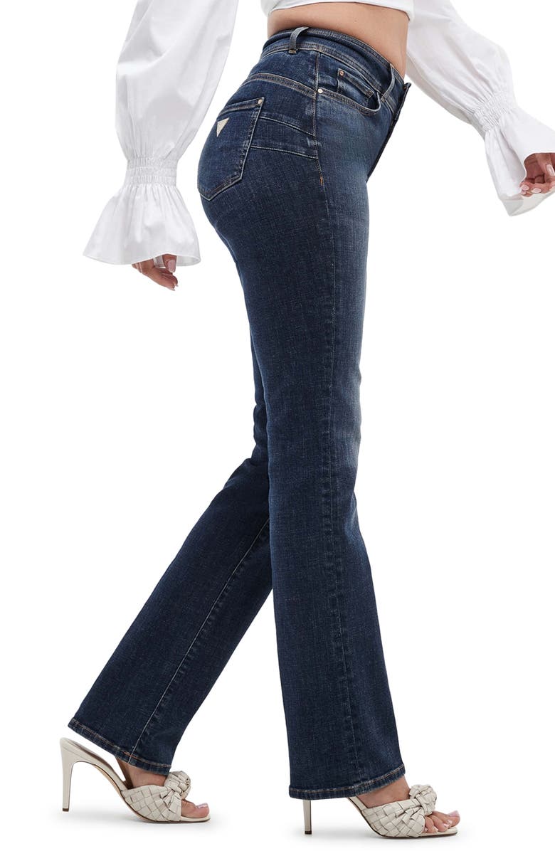 GUESS Shape Up Straight Leg Jeans, Alternate, color,