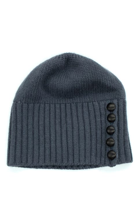 Minerva Button Beanie
