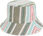 Open Edit Stripe Colorblock Bucket Hat