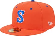New Era Men's New Era Orange Syracuse Mets Authentic Collection 59FIFTY Fitted Hat