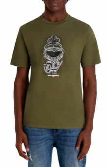KARL LAGERFELD PARIS Digital Armor Karl Cotton Graphic T-Shirt