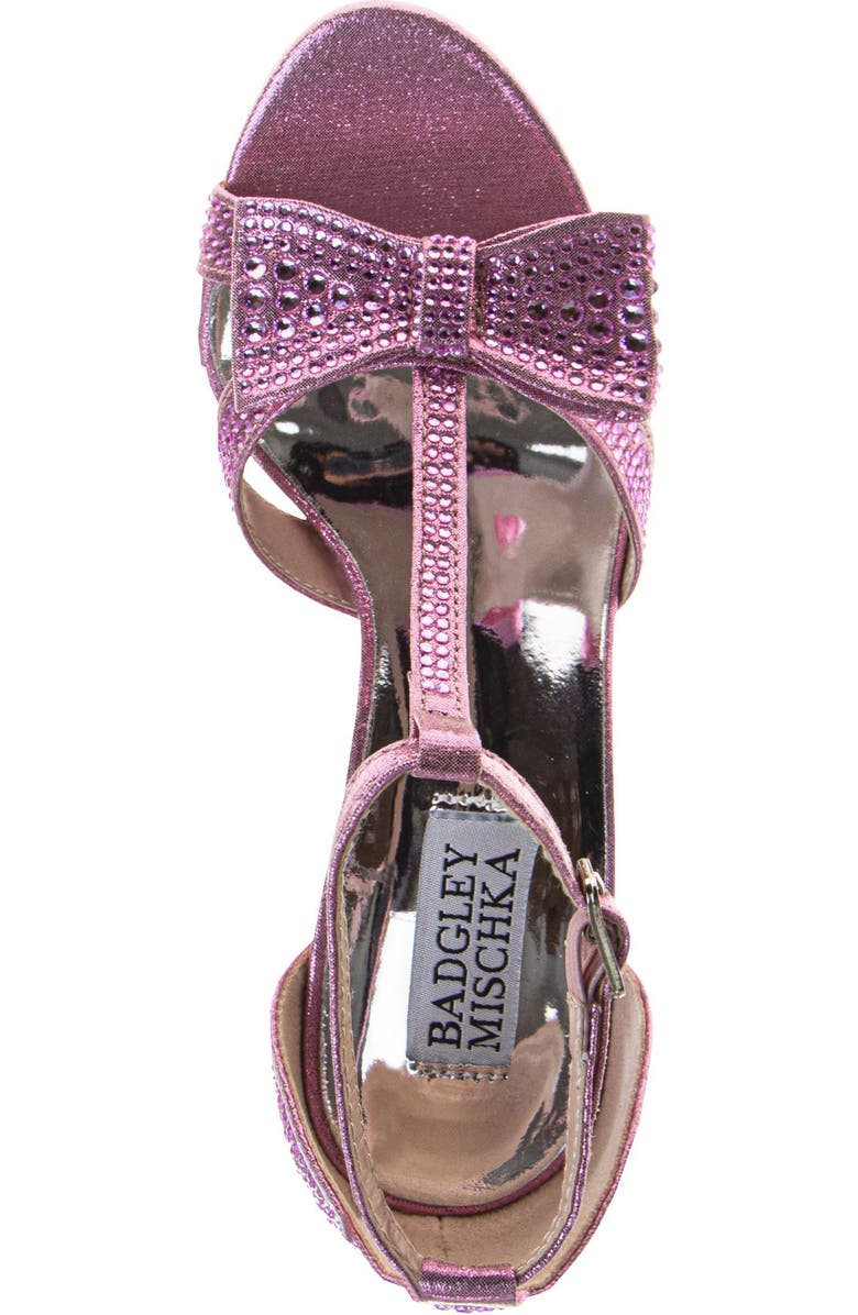 BADGLEY MISCHKA Kayla Heel Dress Sandals for Girls', Elegant and Stylish, Alternate, color, Pink