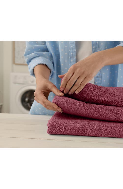 Utica Essentials 6-piece Cotton Bath Towel Set In Soft Red