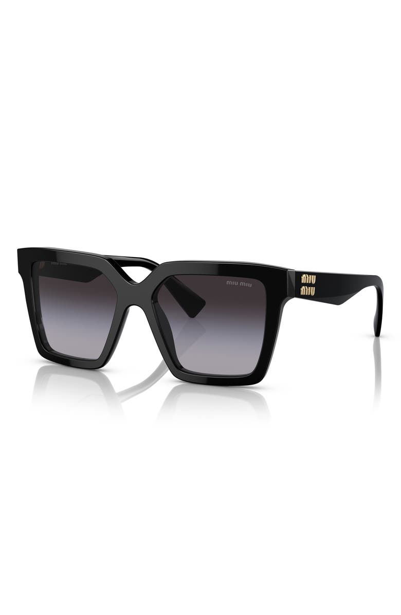 Miu Miu 54mm Gradient Square Sunglasses, Alternate, color, 