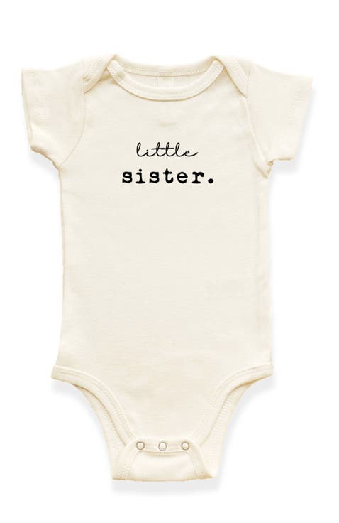 Little Sister Organic Baby Bodysuit