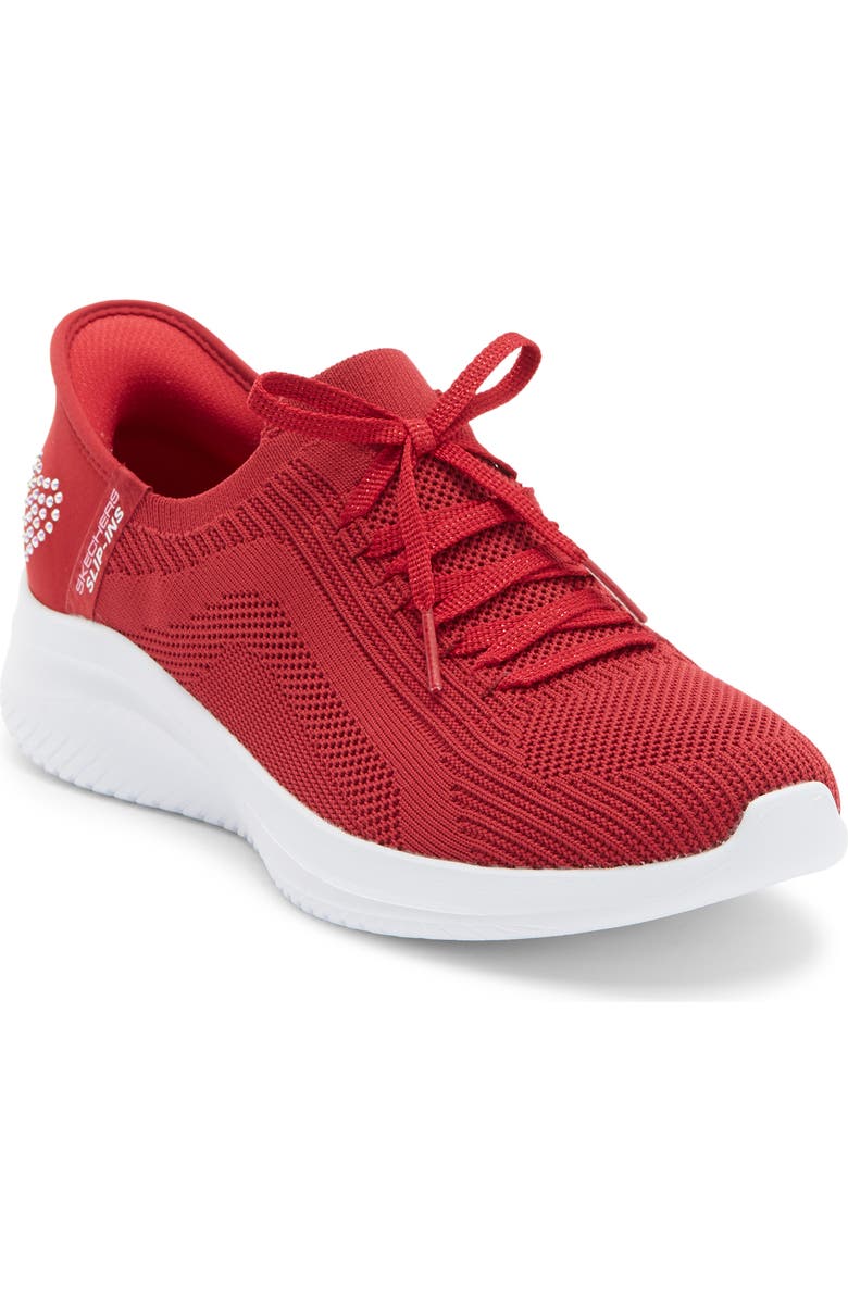 SKECHERS Slip-Ins<sup>®</sup> Ultra Flex 4.0 Sneaker, Main, color, Red