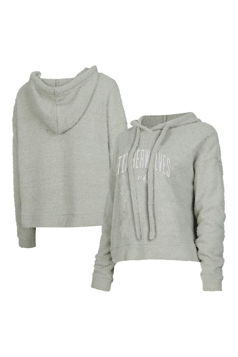 Women's Concepts Sport  Gray Minnesota Timberwolves Ventura Comfy Pullover Hoodie, Main, color, Gray