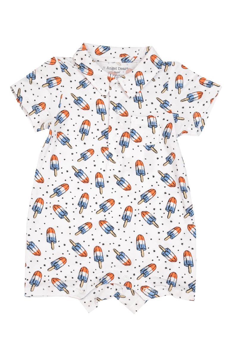 Angel Dear Astro Pop Polo Romper, Main, color,