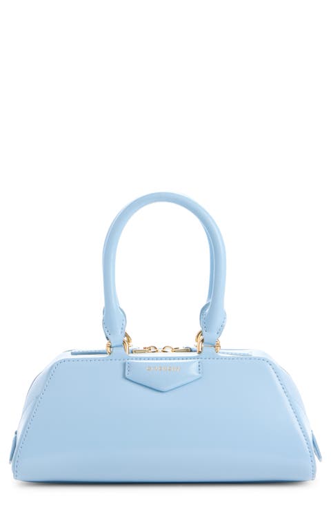 Mini Antigona Leather East/West Satchel