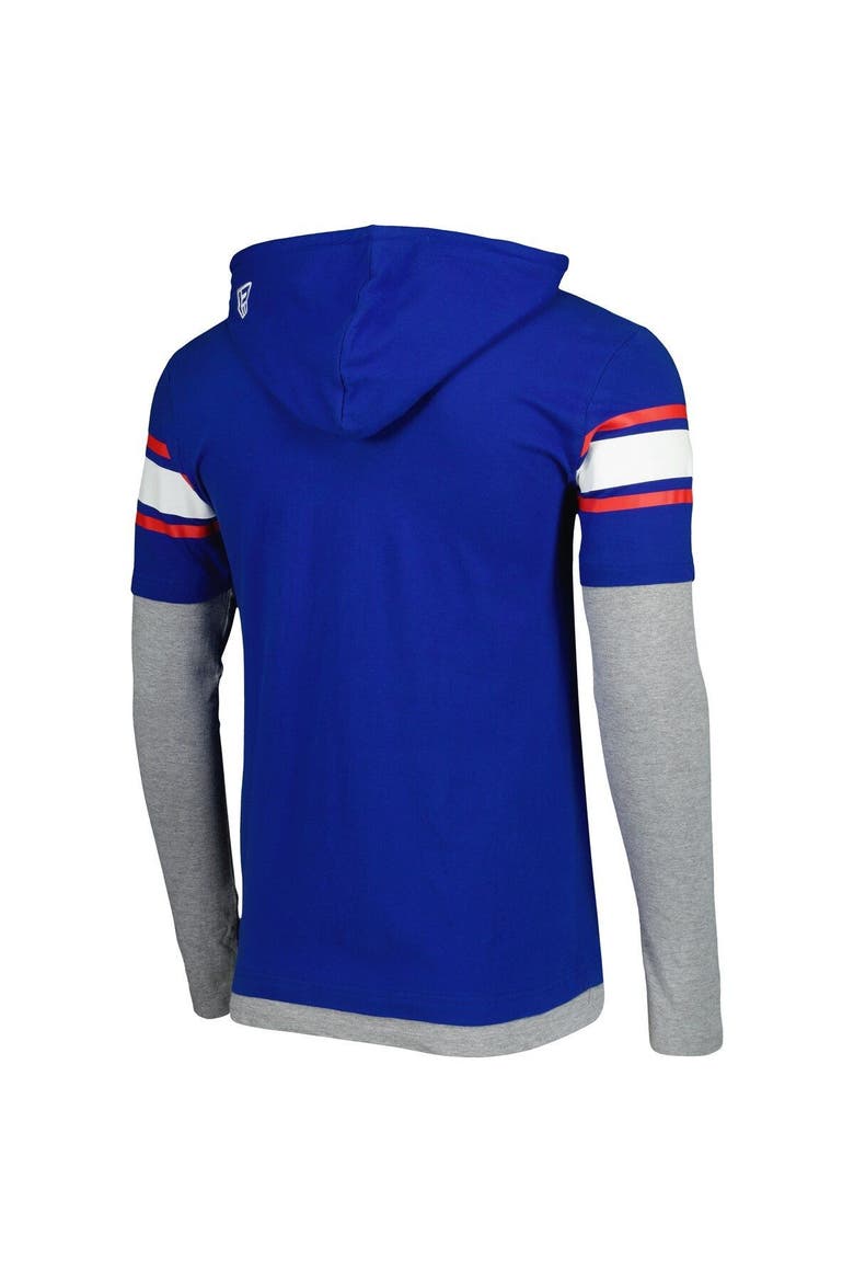 Men's New Era Royal Buffalo Bills Long Sleeve Hoodie T-Shirt, Alternate, color, Royal