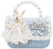 Puttisu Bunny Royale Pearl Tweed Handbag