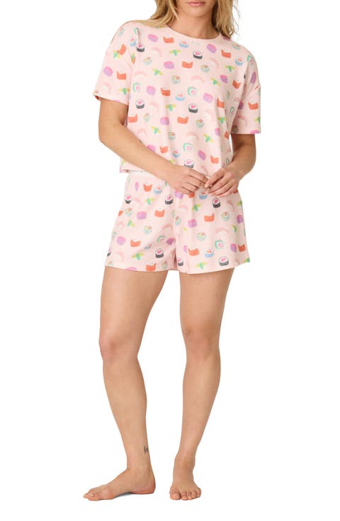 Breakfast Print Pajama Set