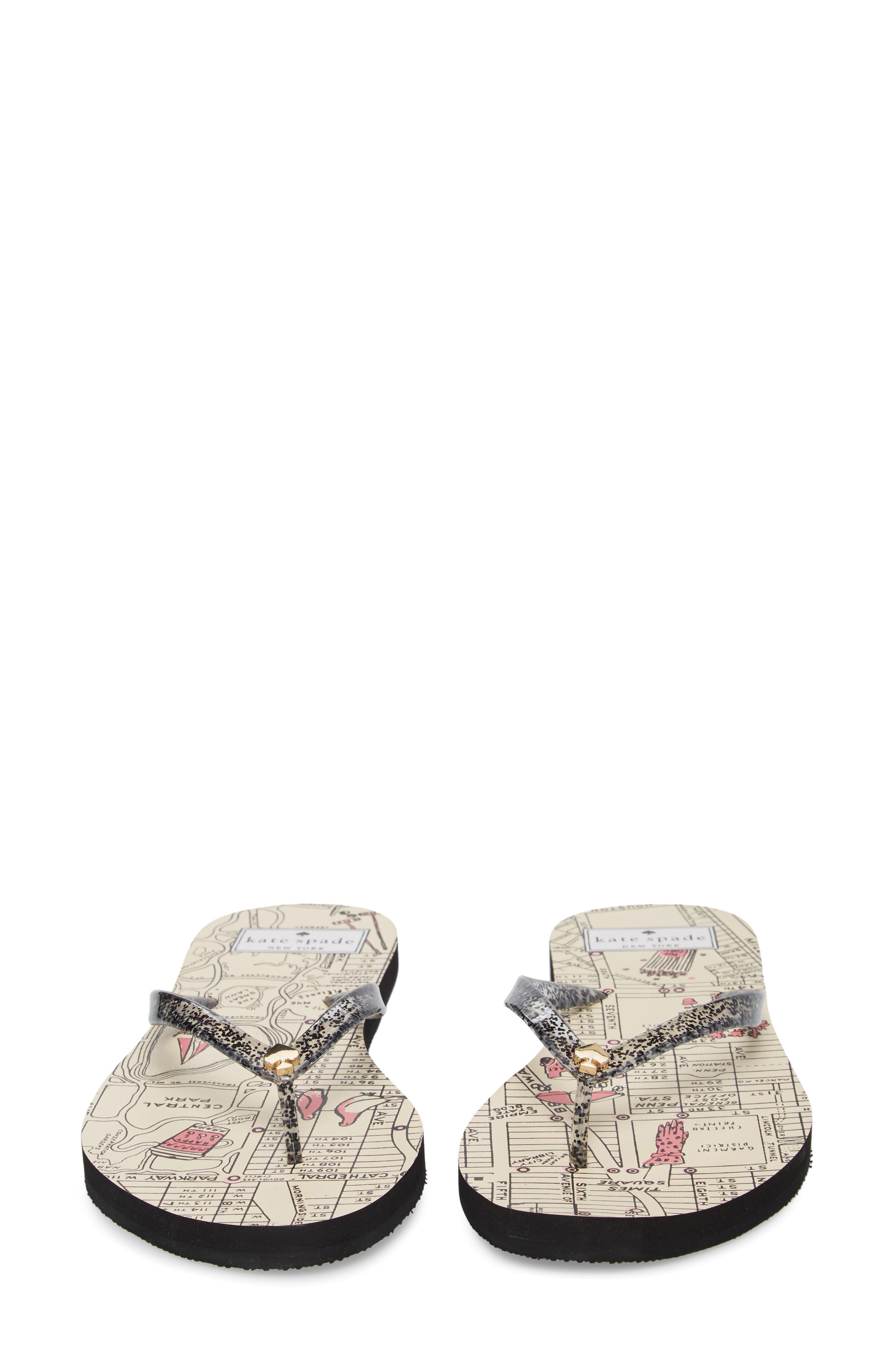 'nassau' flip flop, Alternate, color, SMOKE