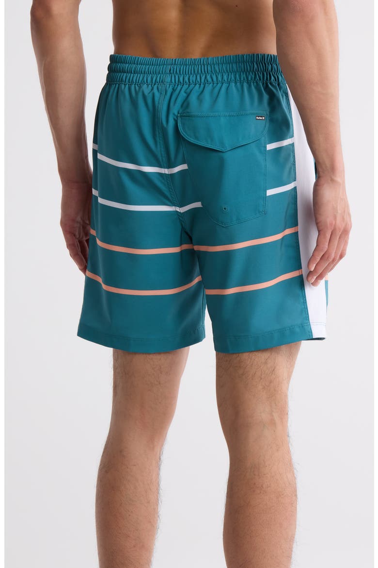 Dunes Volley Swim Shorts, Alternate, color, DEEP EMERALD