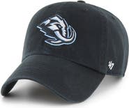 '47 Men's '47 Black Utah Mammoth Logo Clean Up Adjustable Hat