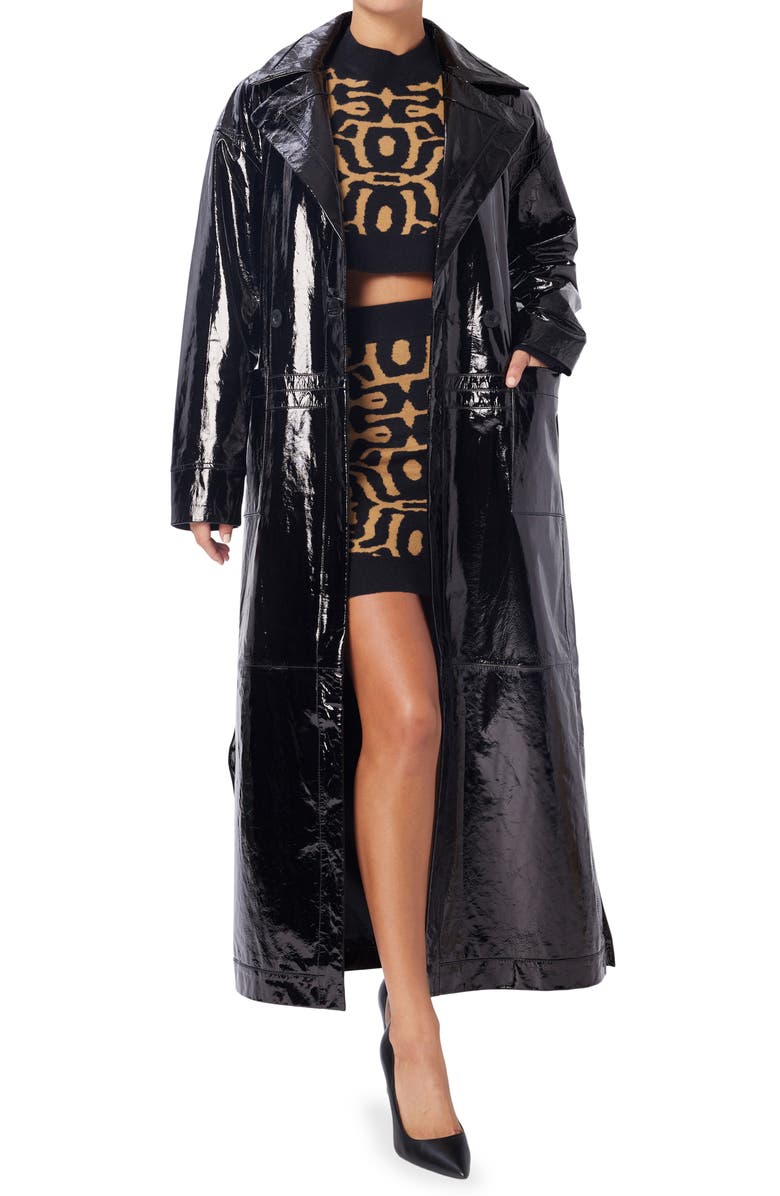 LITA by Ciara Double Breasted Maxi Coat, Main, color,