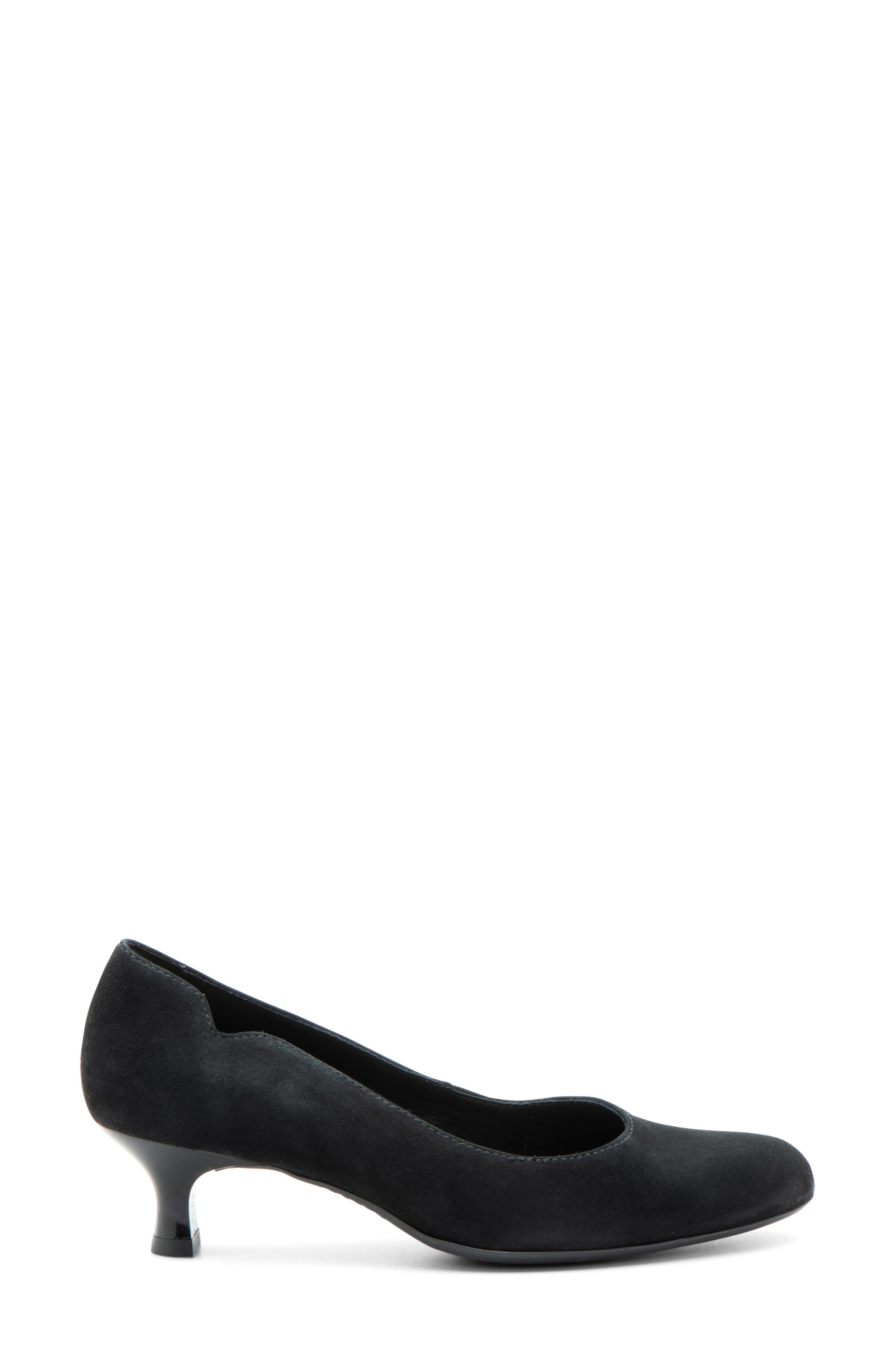 ara Kat Kitten Heel Pump, Alternate, color, Black