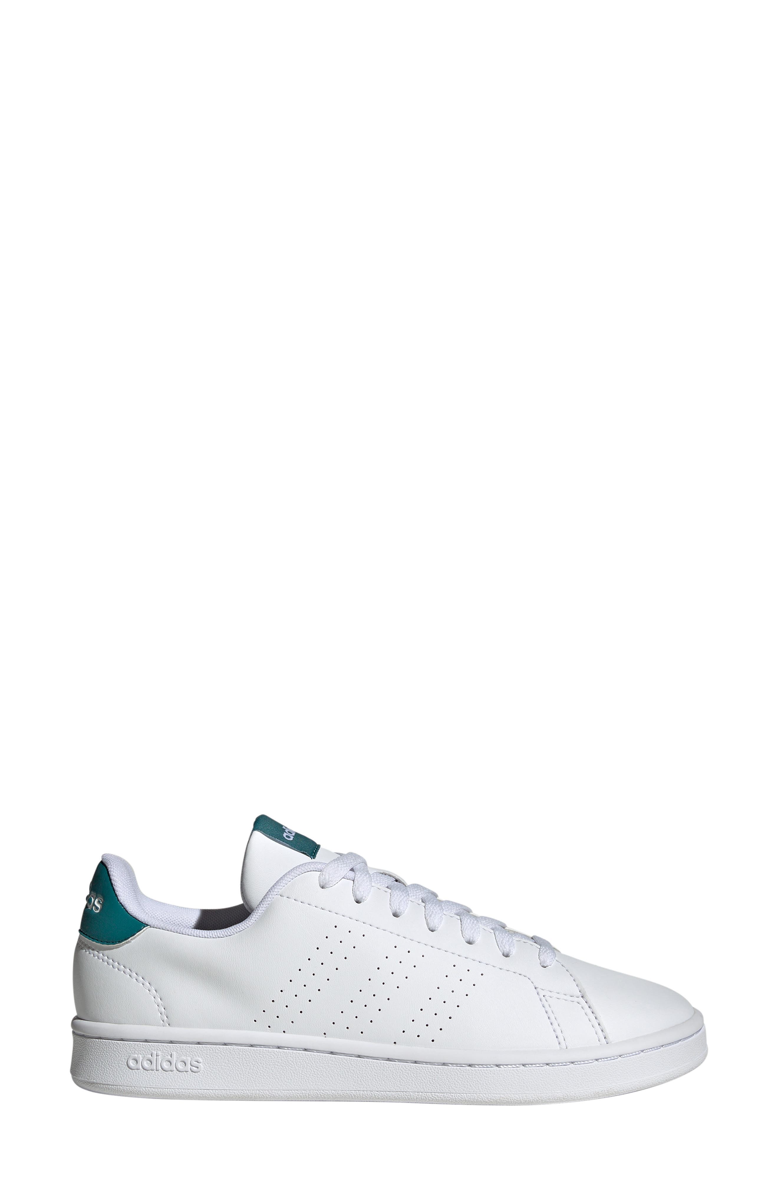 adidas Advance Tennis Sneaker, Alternate, color, White/ White/ Arctic Fusion