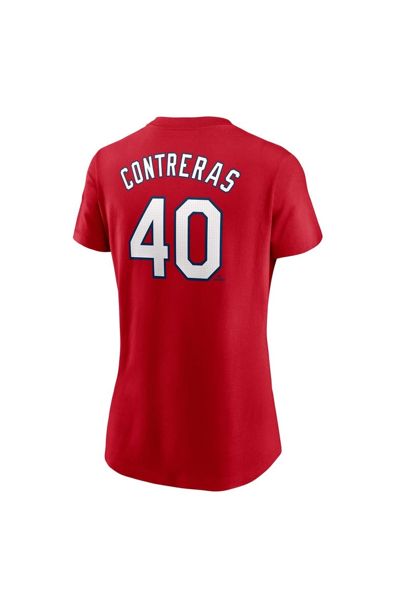 Nike Women's Nike Willson Contreras Red St. Louis Cardinals Fuse Name & Number T-Shirt, Alternate, color, Red