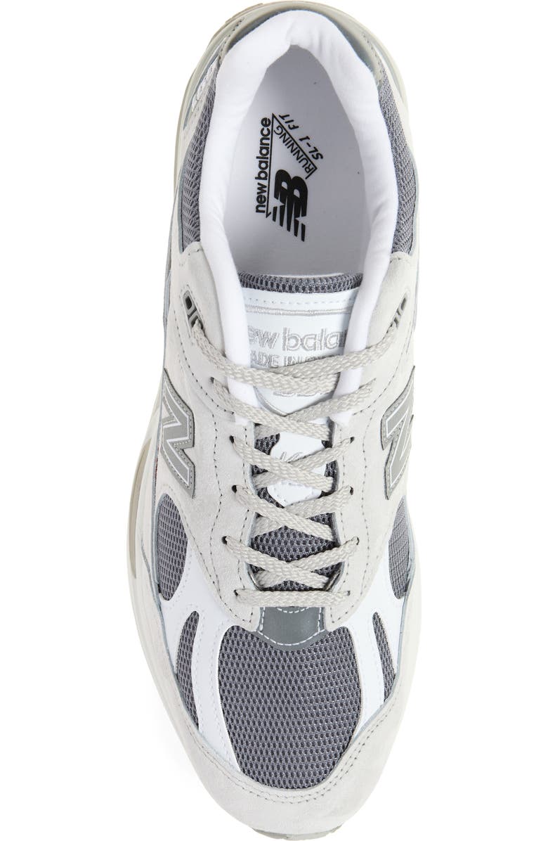 New Balance Gender Inclusive Made in UK 991 v2 Sneaker, Alternate, color, Nimbus Cloud/ Cool Grey