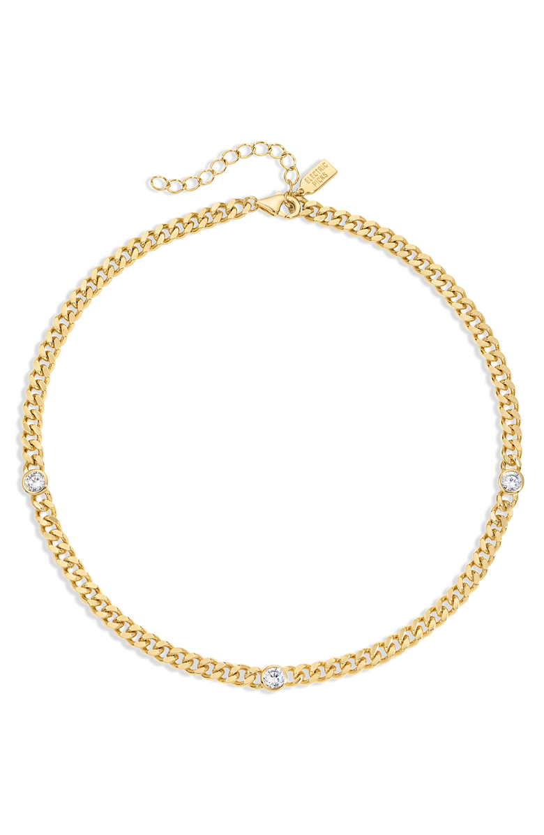 Electric Picks Wilshire Necklace, Main, color, Gold