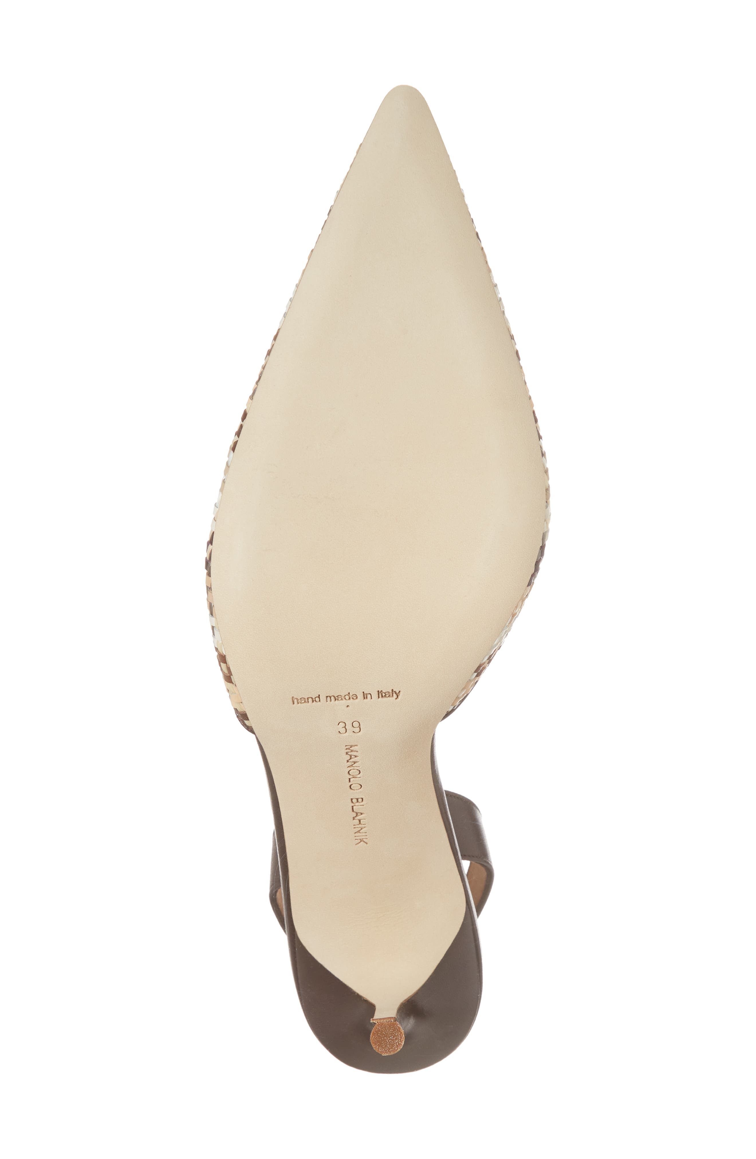 Manolo Blahnik Carolyne Slingback Pump, Alternate, color, 