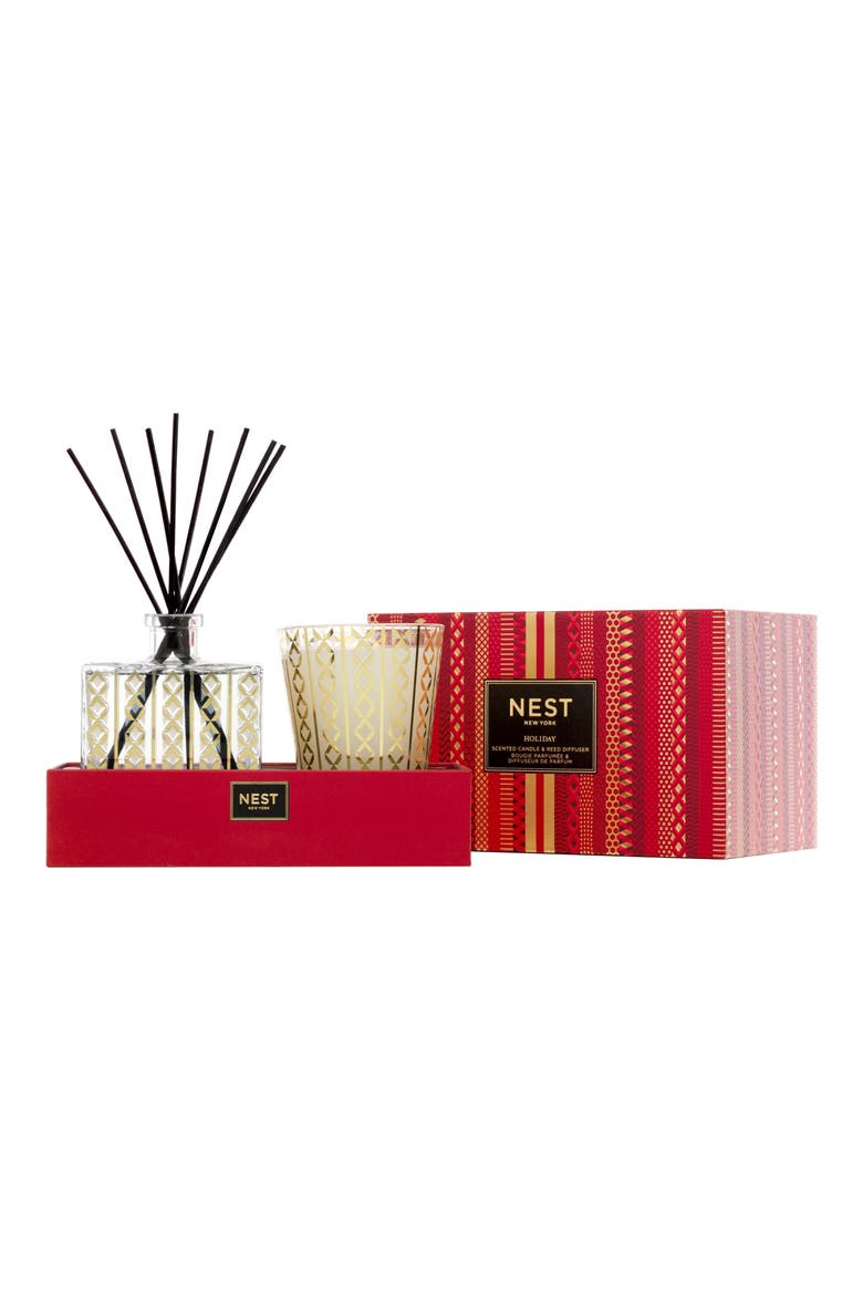New York Holiday Classic Candle & Reed Diffuser Set, Alternate, color, NO COLOR