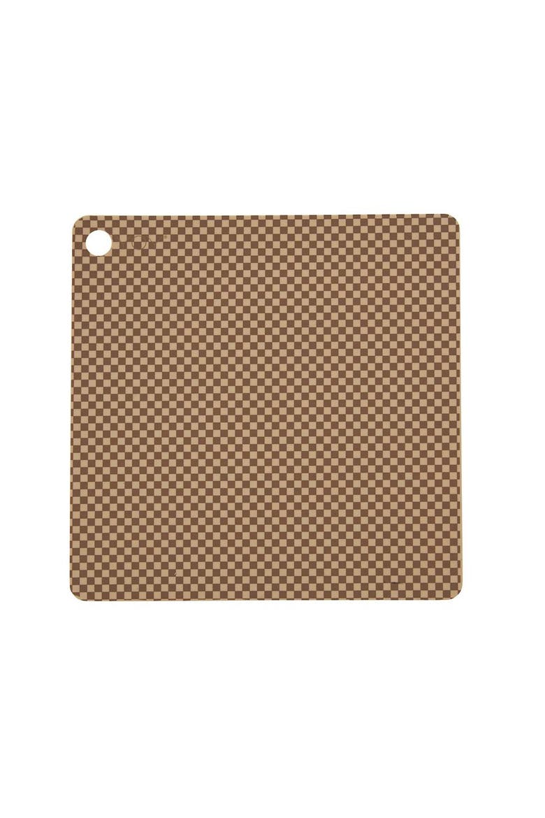 Placemat Checker - Pack of 2, Main, color, Camel