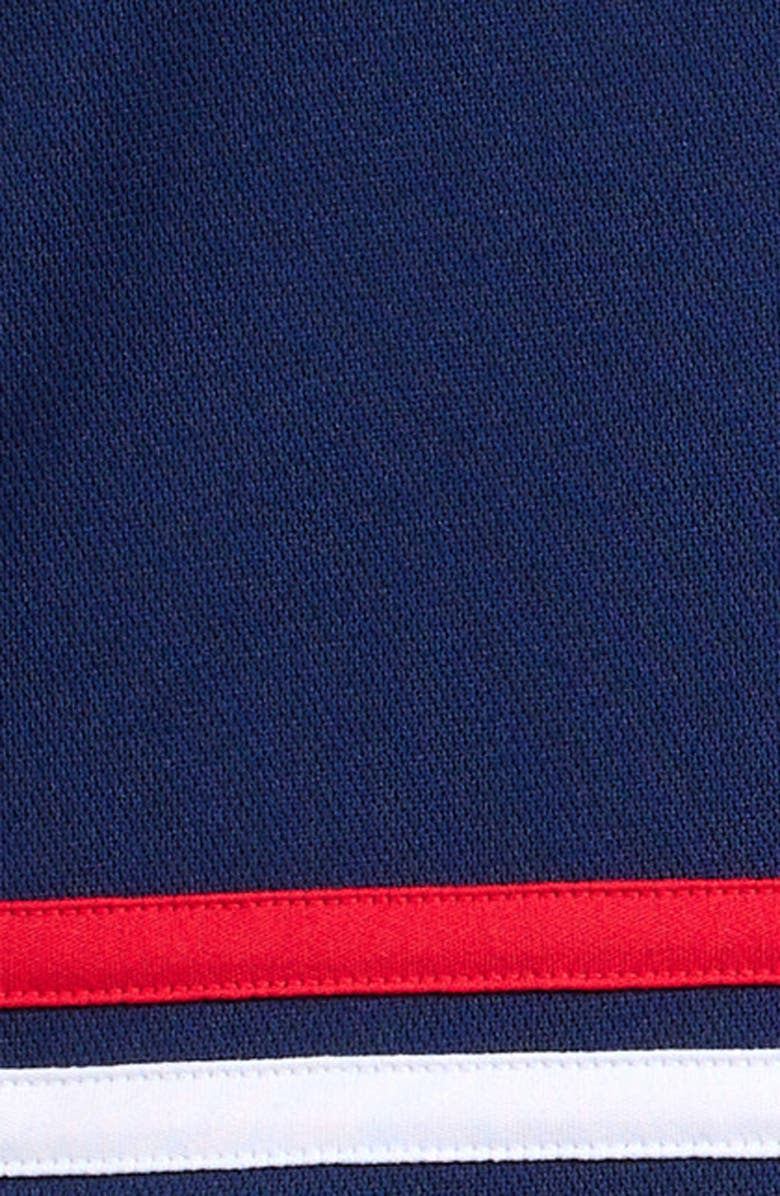 adidas Ruffle Polo Dress & Bloomers Set, Alternate, color, Dark Blue