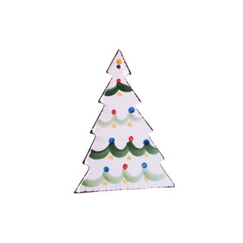 La Gabbianella Christmas Tree Trivet In White