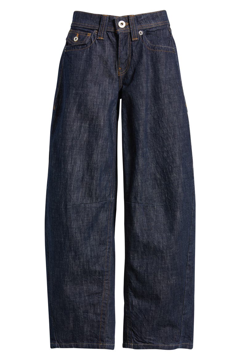 Kayla Cocoon Jeans, Alternate, color, RINSE