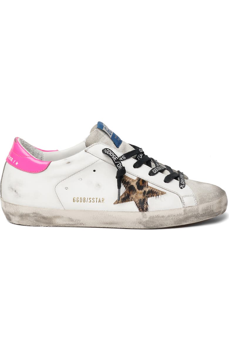 Golden Goose Super-Star Genuine Calf Hair Sneaker, Main, color,
