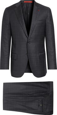 ISAIA Sanita Check Super 150s Merino Wool Suit