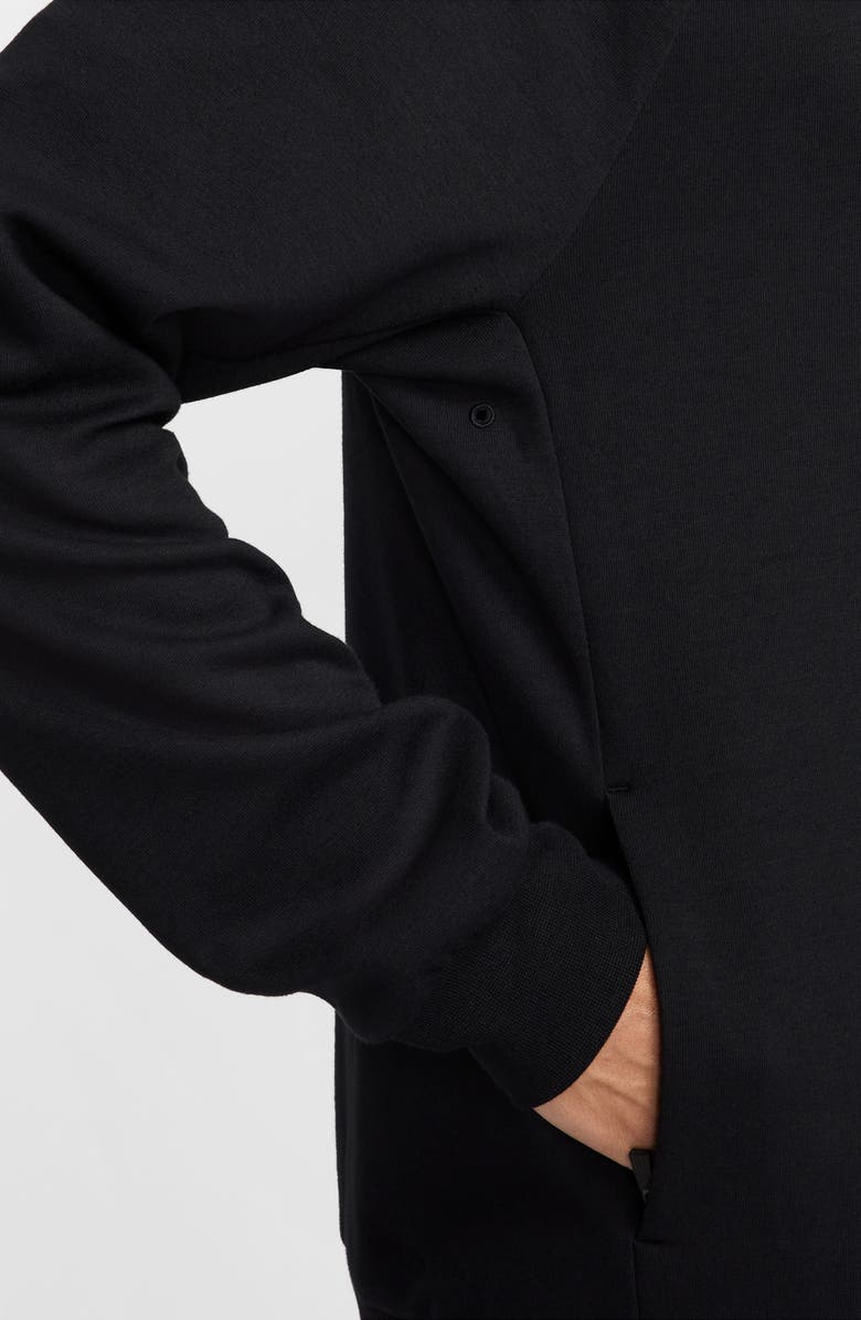 Nike Primary Dri-FIT Hoodie, Alternate, color, Black/ Black