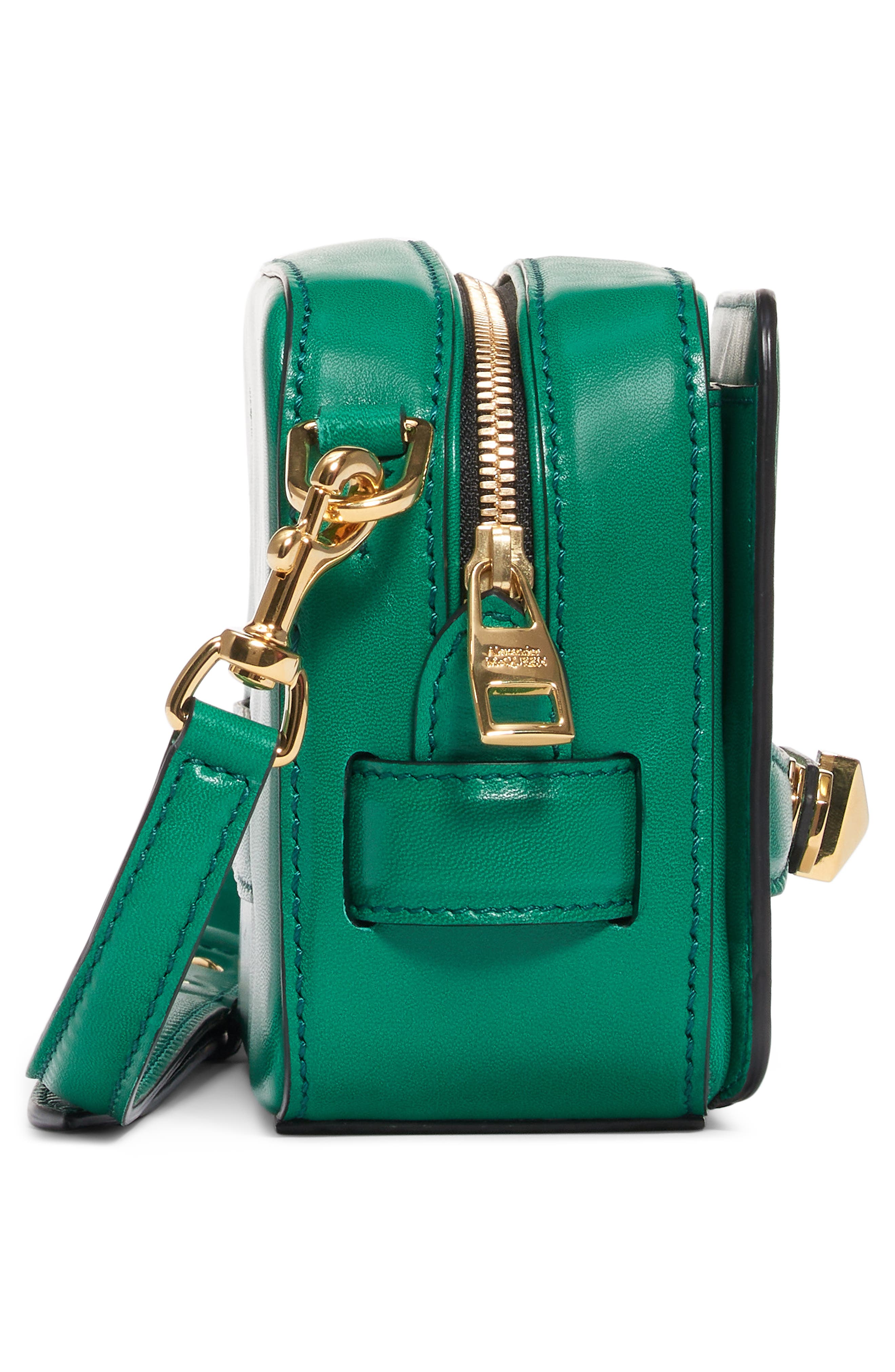 McQueen Alexander McQueen The Myth Small Leather Camera Bag, Alternate, color, 