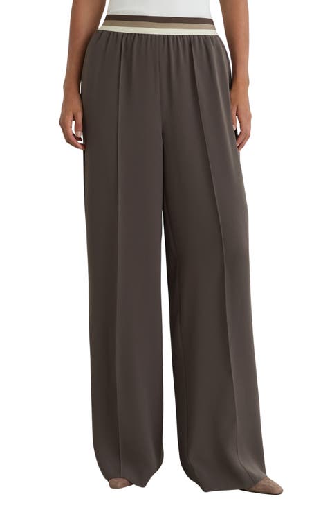 Sonnie Wide Leg Pull-On Pants
